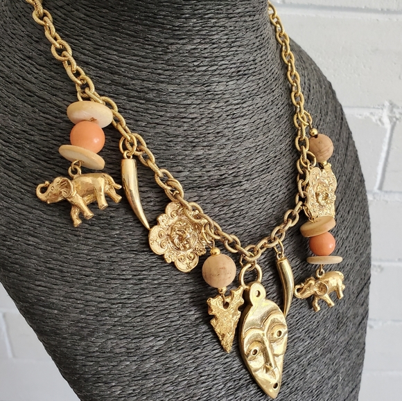 Vintage Whimsical Charm Necklace - Picture 3 of 7